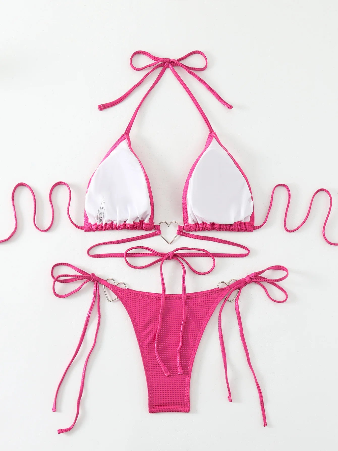 New Pink Halter Swimwear