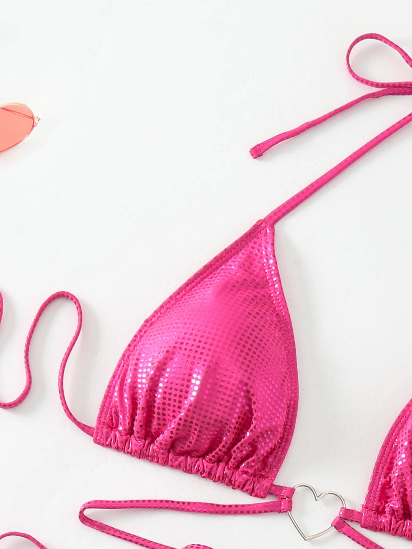 New Pink Halter Swimwear