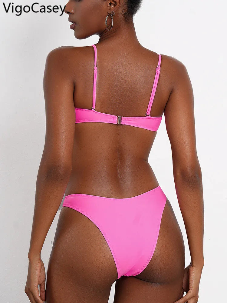 Sexy Pink Swimwear