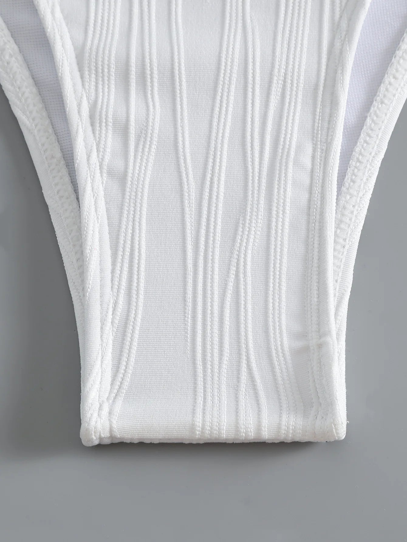 White Sleeveless Swimwear