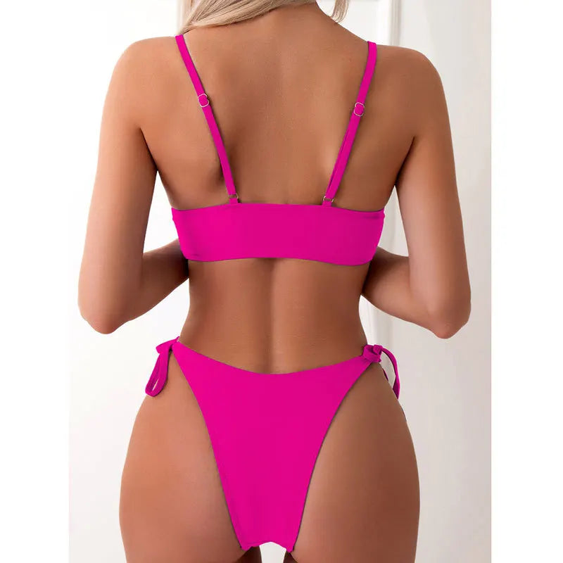 Print Strapped Swimwear