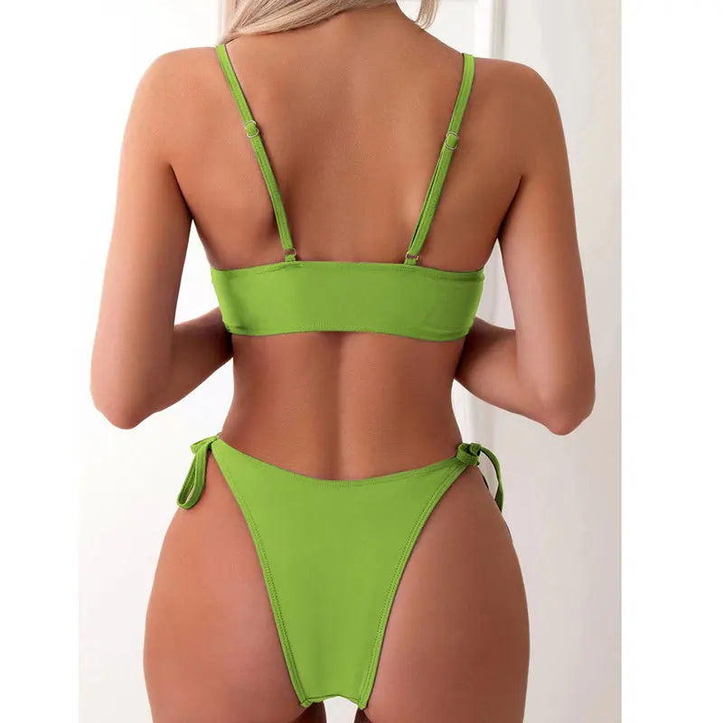 Print Strapped Swimwear