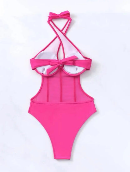 Cross Halter Swimwear