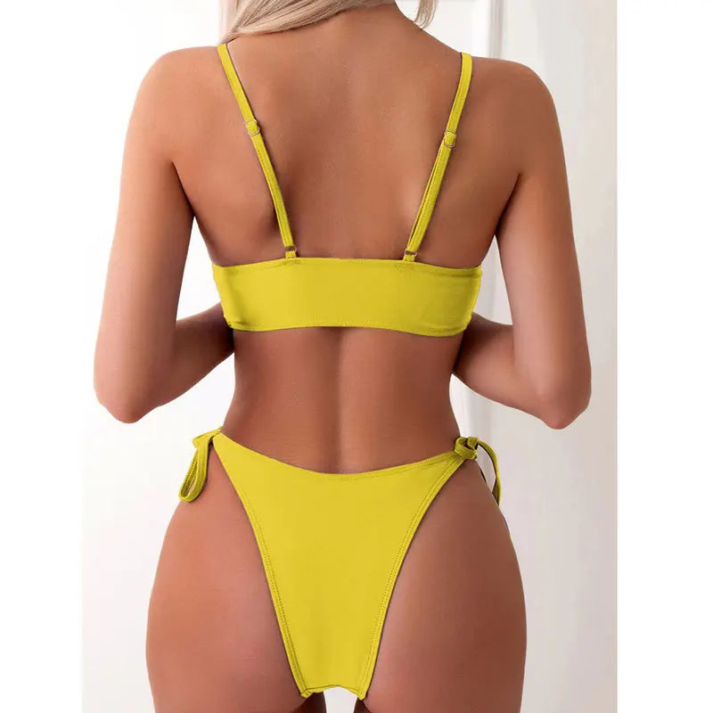 Print Strapped Swimwear