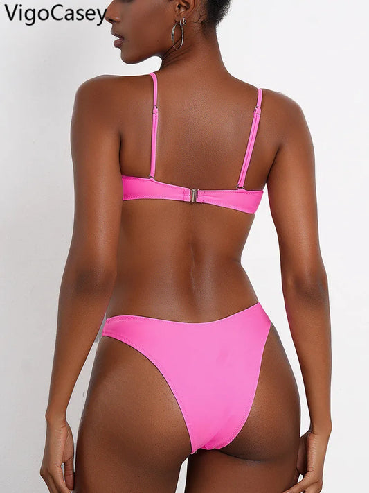 Sexy Pink Swimwear