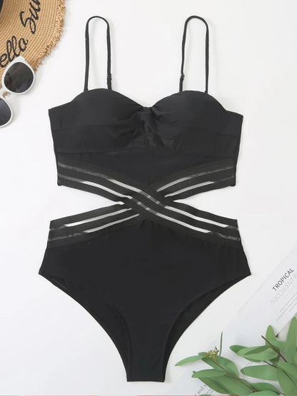 Black Cross Meah Swimwear