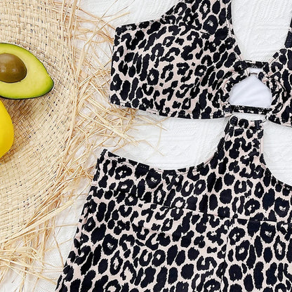 Leopard Halter Swimwear