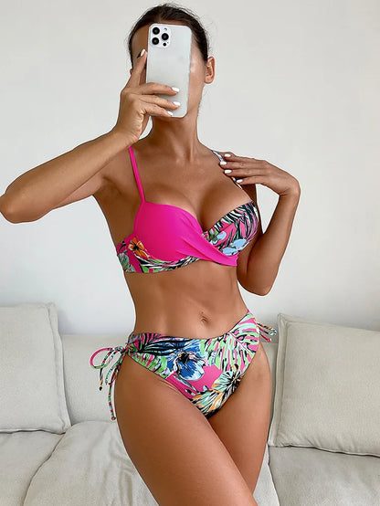 New Cross Patchwork Swimwear