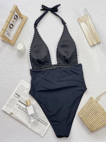 Sexy Tied Halter Swimwear